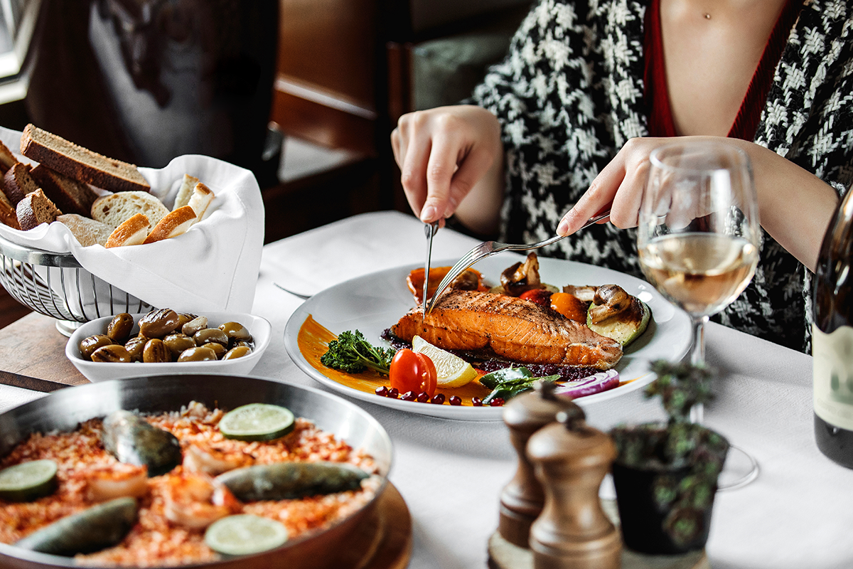 Restaurantbesuch zu zweit